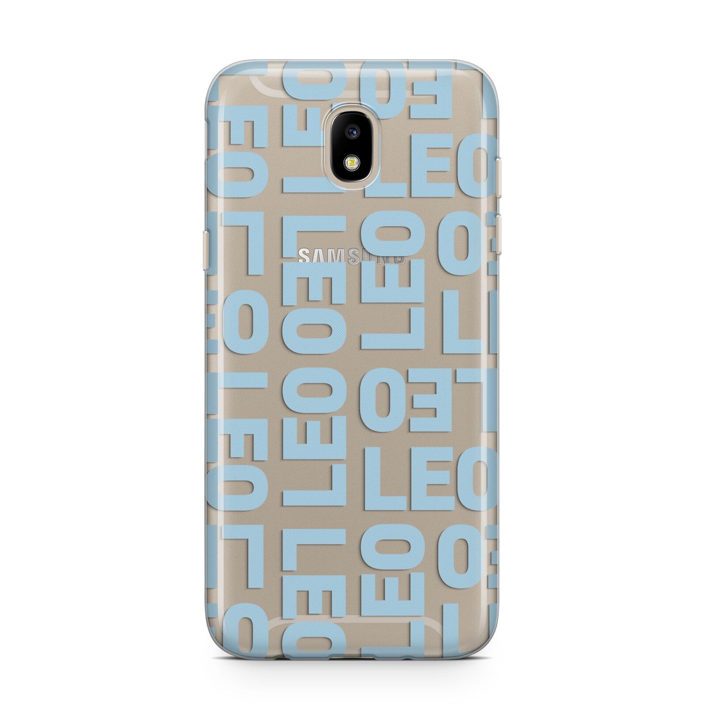Bold Blue Block Names Samsung J5 2017 Case