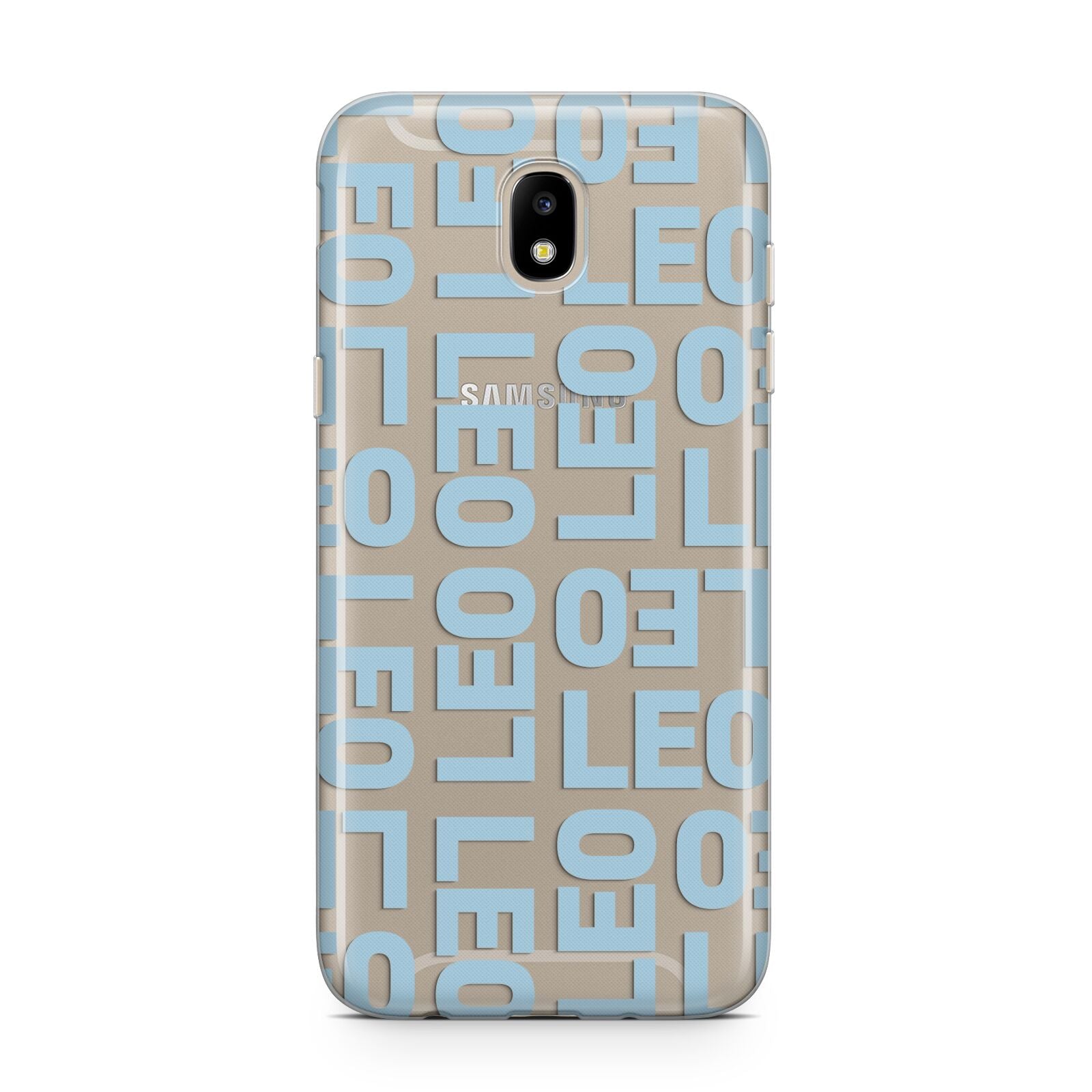 Bold Blue Block Names Samsung J5 2017 Case