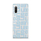 Bold Blue Block Names Sony Xperia 10 III Case