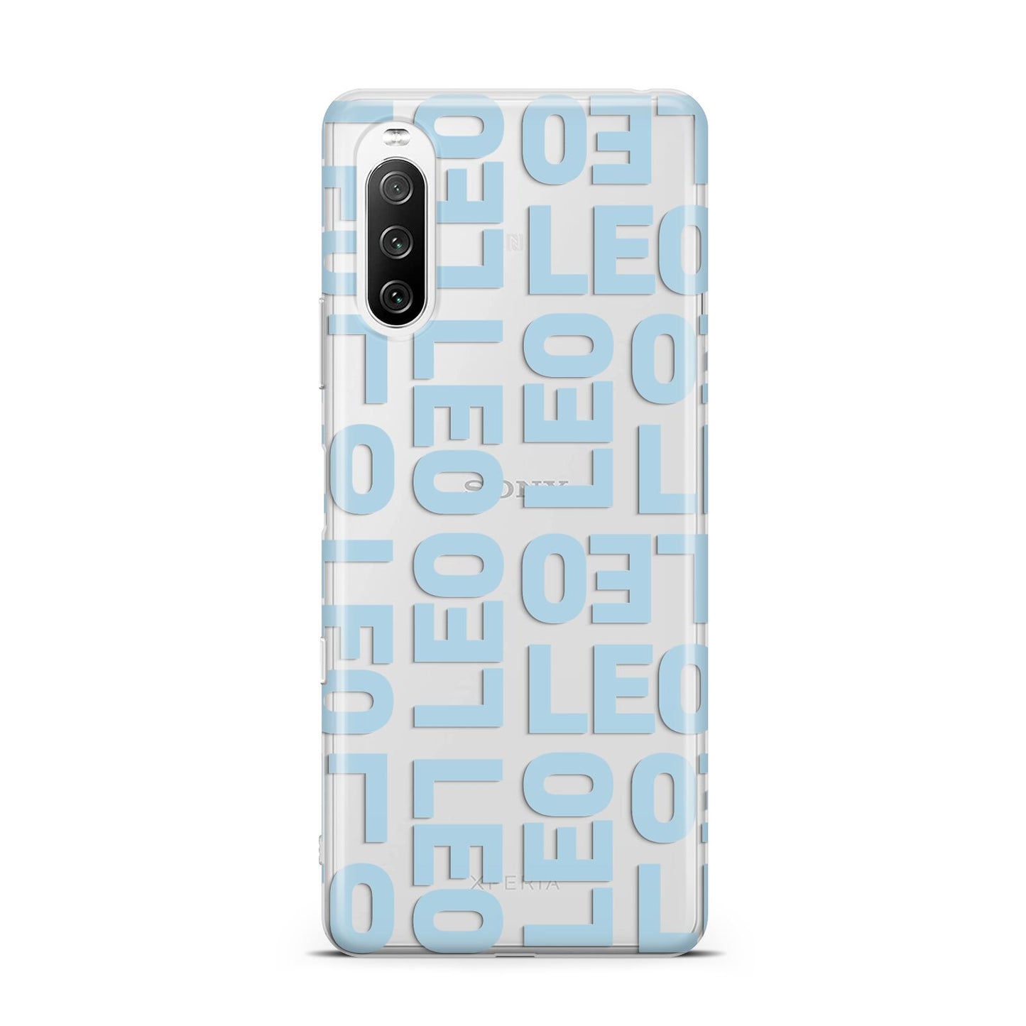 Bold Blue Block Names Sony Xperia 10 III Case