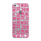 Bold Pink Repeating Name Apple iPhone 5 Case