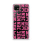 Bold Pink Repeating Name Huawei Enjoy 20 Phone Case