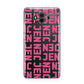 Bold Pink Repeating Name Huawei Mate 10 Protective Phone Case