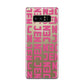 Bold Pink Repeating Name Samsung Galaxy Note 8 Case