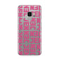 Bold Pink Repeating Name Samsung Galaxy S9 Case