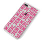 Bold Pink Repeating Name iPhone 8 Plus Bumper Case on Silver iPhone Alternative Image