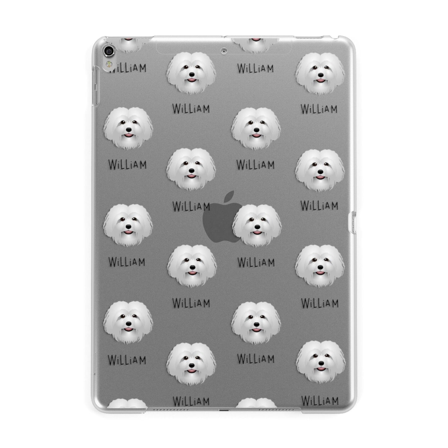 Bolognese Icon with Name Apple iPad Silver Case