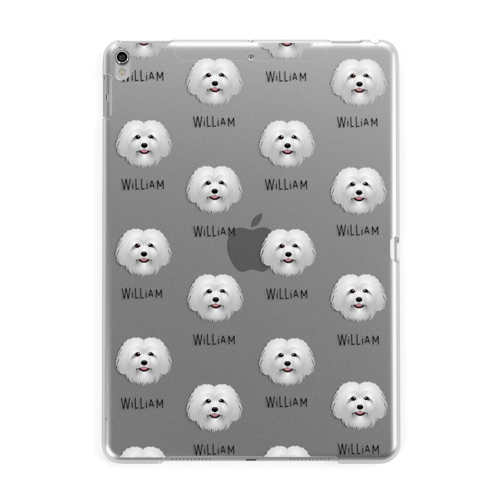 Bolognese Icon with Name Apple iPad Silver Case