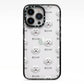 Bolognese Icon with Name iPhone 13 Pro Black Impact Case on Silver phone