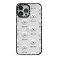Bolognese Icon with Name iPhone 13 Pro Max Black Impact Case on Silver phone