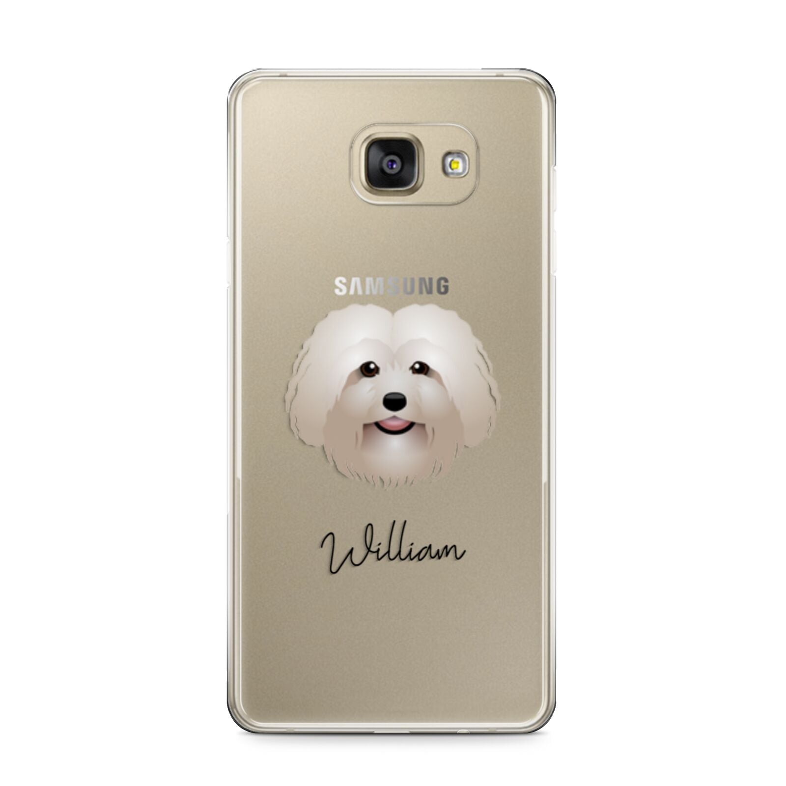 Bolognese Personalised Samsung Galaxy A9 2016 Case on gold phone