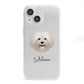 Bolognese Personalised iPhone 13 Mini Clear Bumper Case