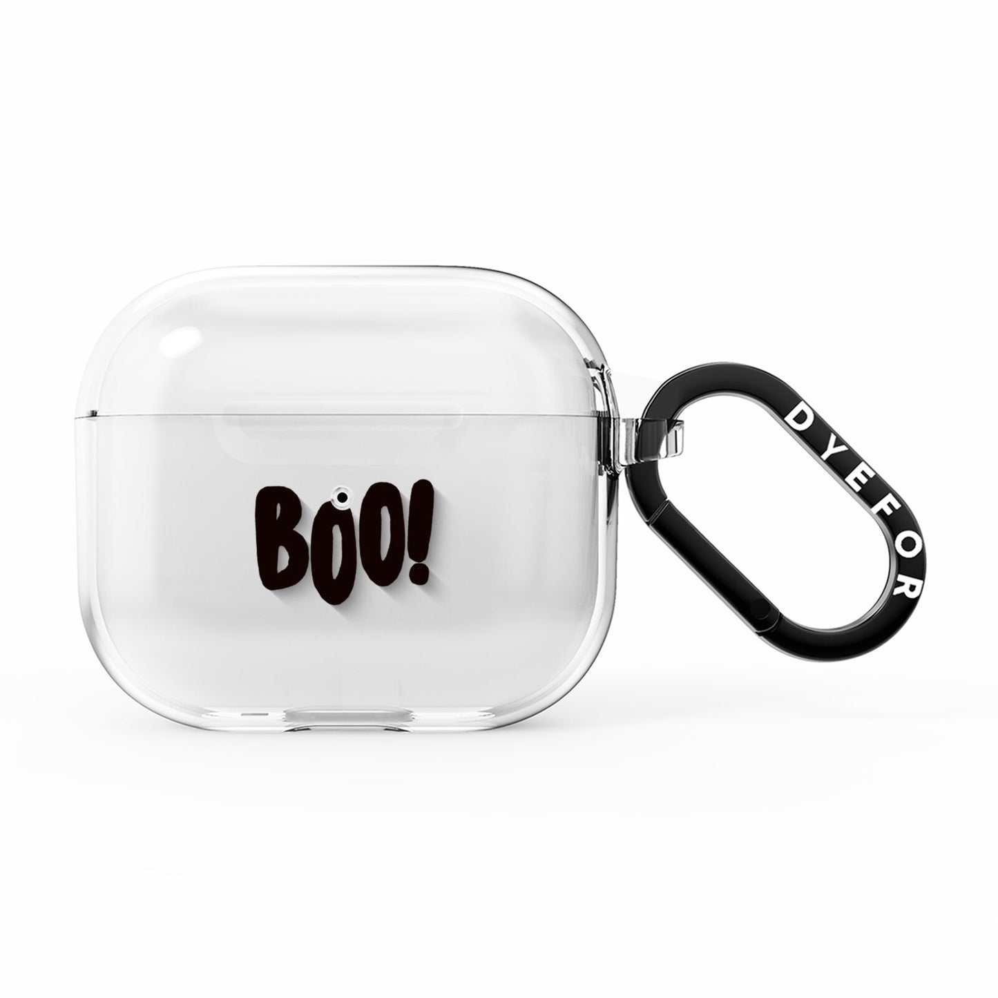 Boo Black AirPods Clear Case 3rd Gen