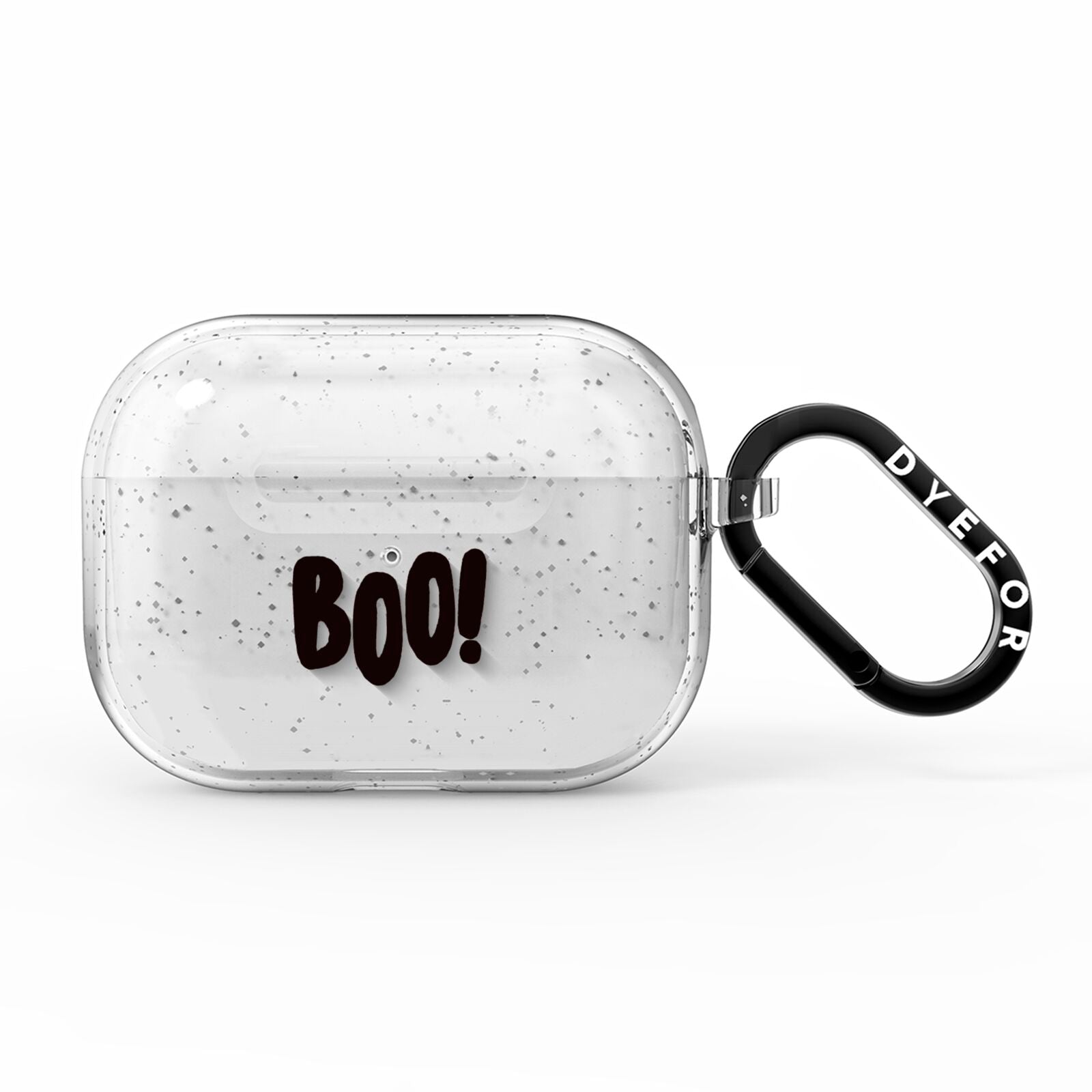 Boo Black AirPods Pro Glitter Case