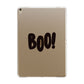Boo Black Apple iPad Gold Case