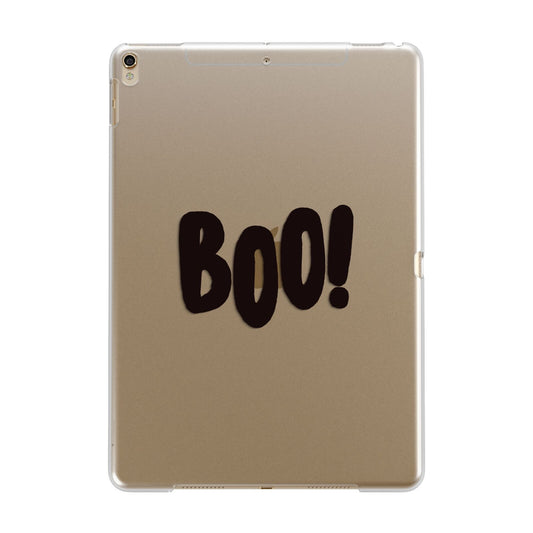 Boo Black Apple iPad Gold Case