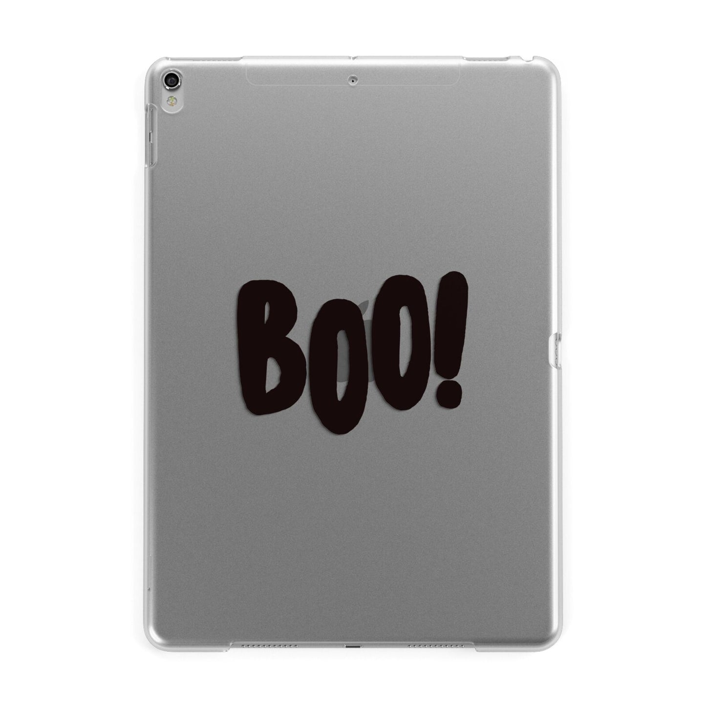 Boo Black Apple iPad Silver Case