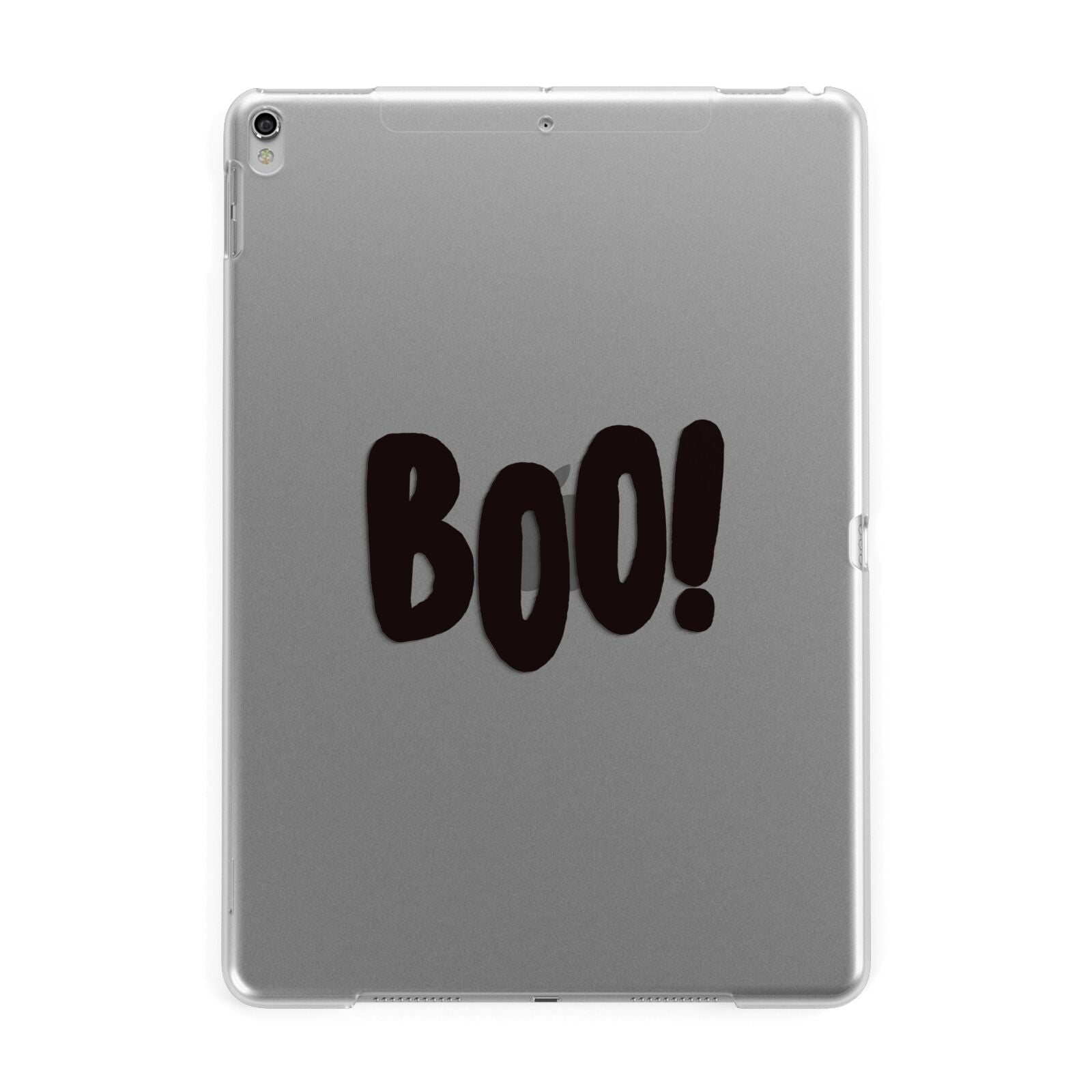 Boo Black Apple iPad Silver Case