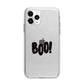 Boo Black Apple iPhone 11 Pro in Silver with Bumper Case
