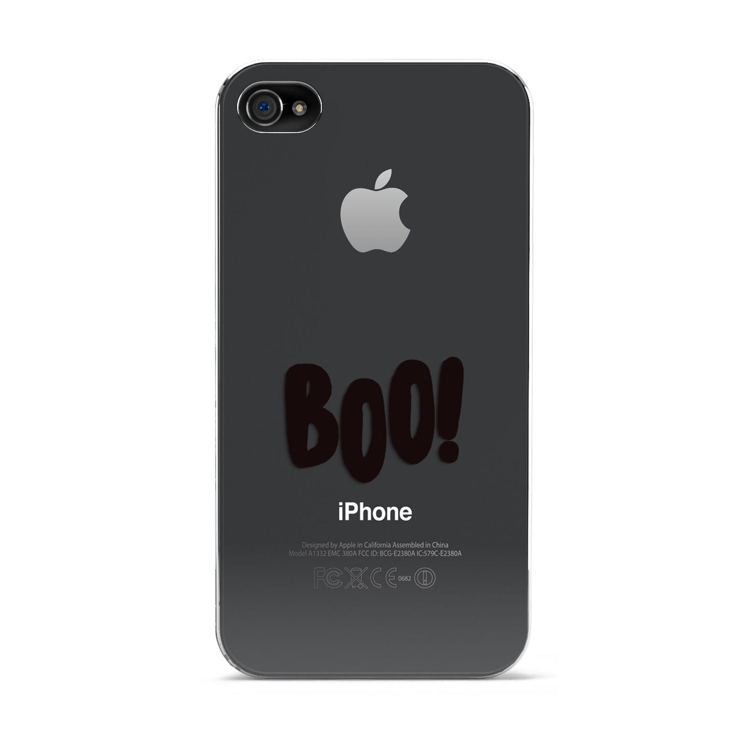 Boo Black Apple iPhone 4s Case