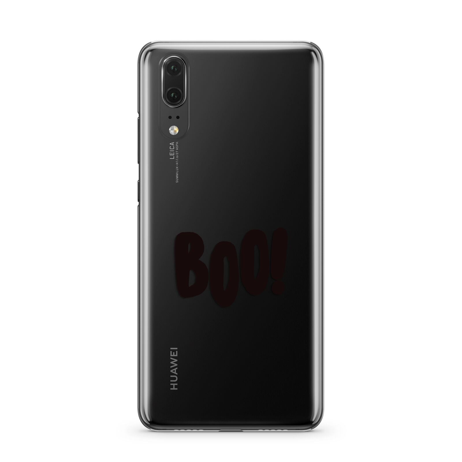 Boo Black Huawei P20 Phone Case