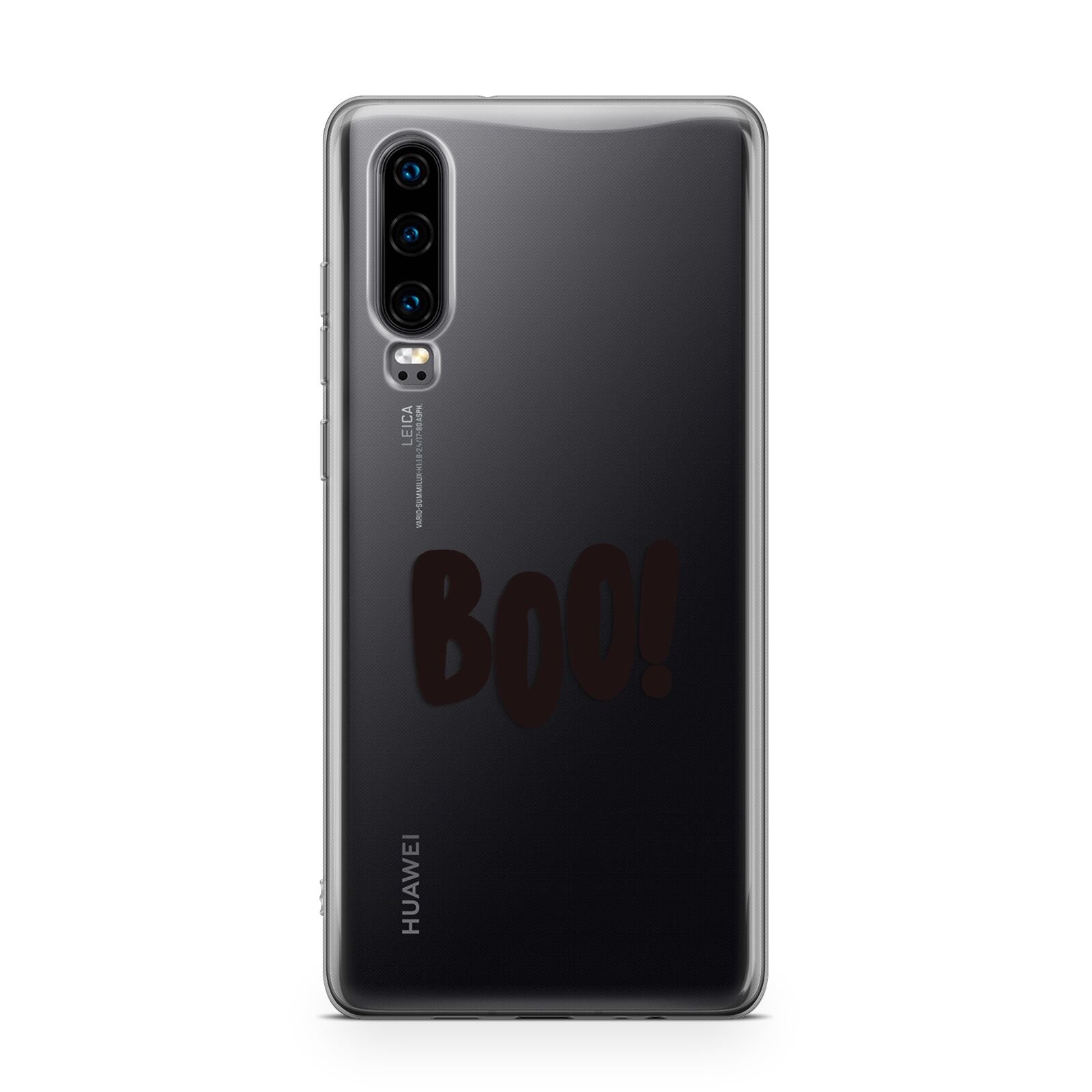 Boo Black Huawei P30 Phone Case