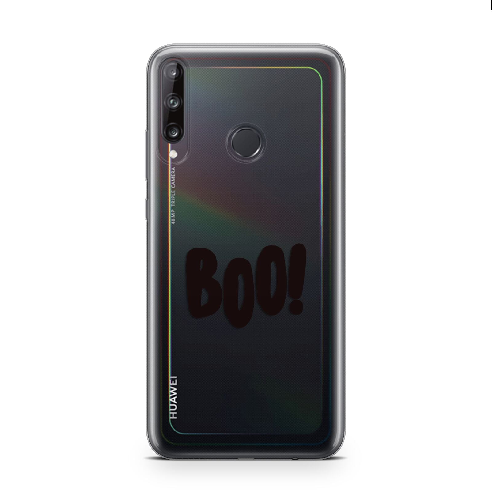 Boo Black Huawei P40 Lite E Phone Case