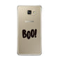 Boo Black Samsung Galaxy A9 2016 Case on gold phone