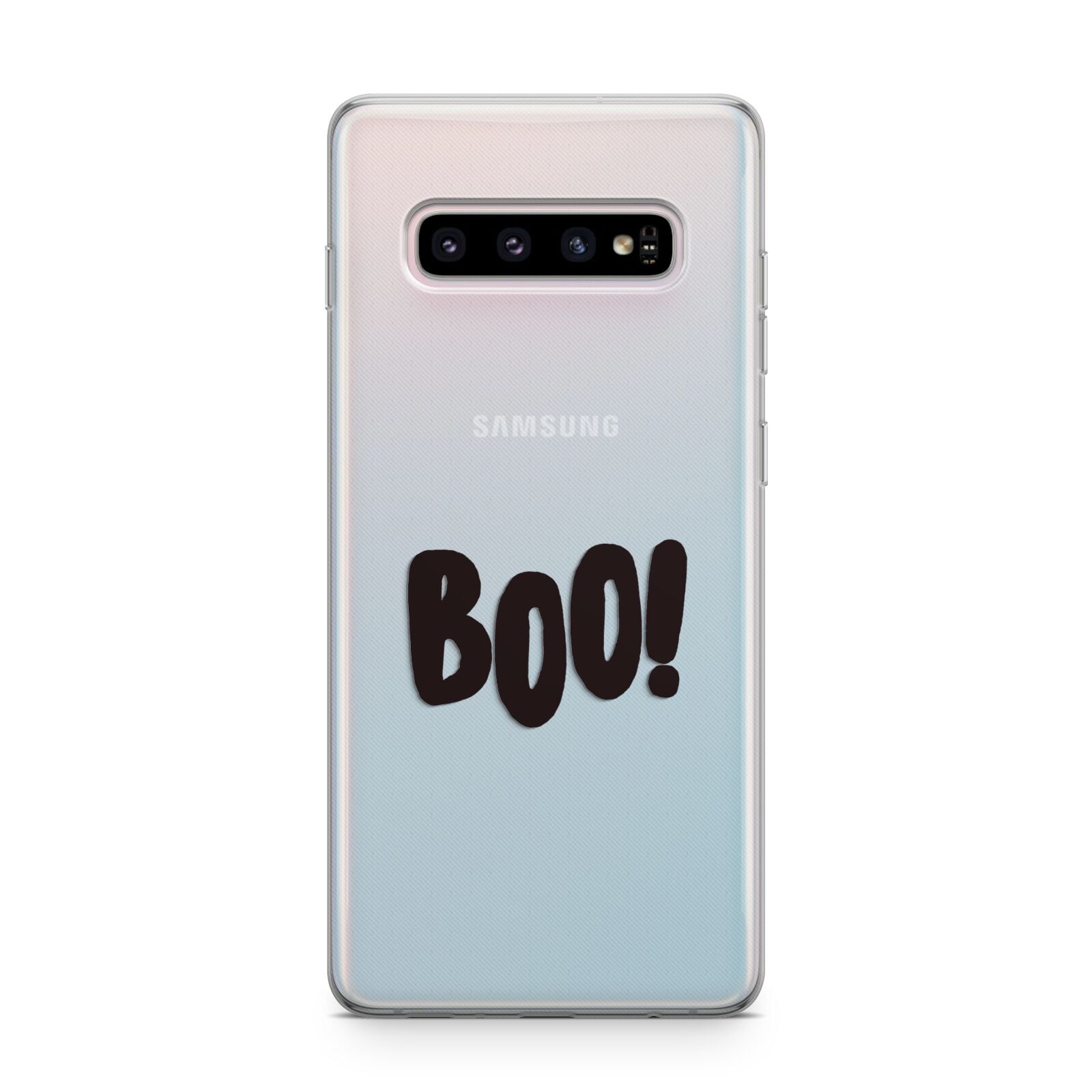 Boo Black Samsung Galaxy S10 Plus Case