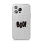 Boo Black iPhone 14 Pro Max Glitter Tough Case Silver