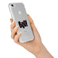 Boo Black iPhone 7 Bumper Case on Silver iPhone Alternative Image