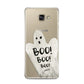 Boo Ghost Custom Samsung Galaxy A3 2016 Case on gold phone
