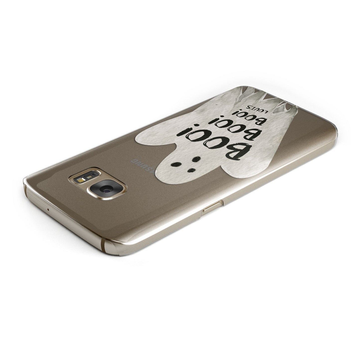 Boo Ghost Custom Samsung Galaxy Case Top Cutout