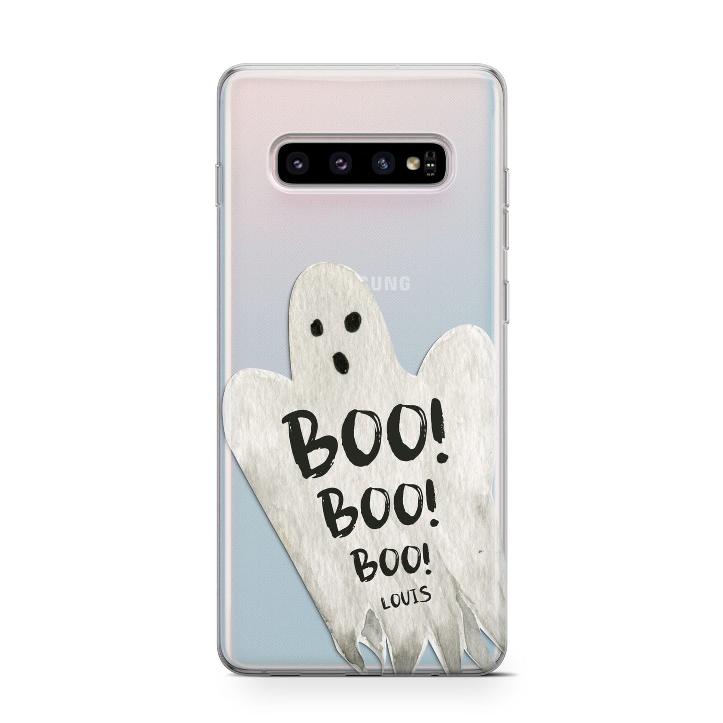 Boo Ghost Custom Samsung Galaxy S10 Case
