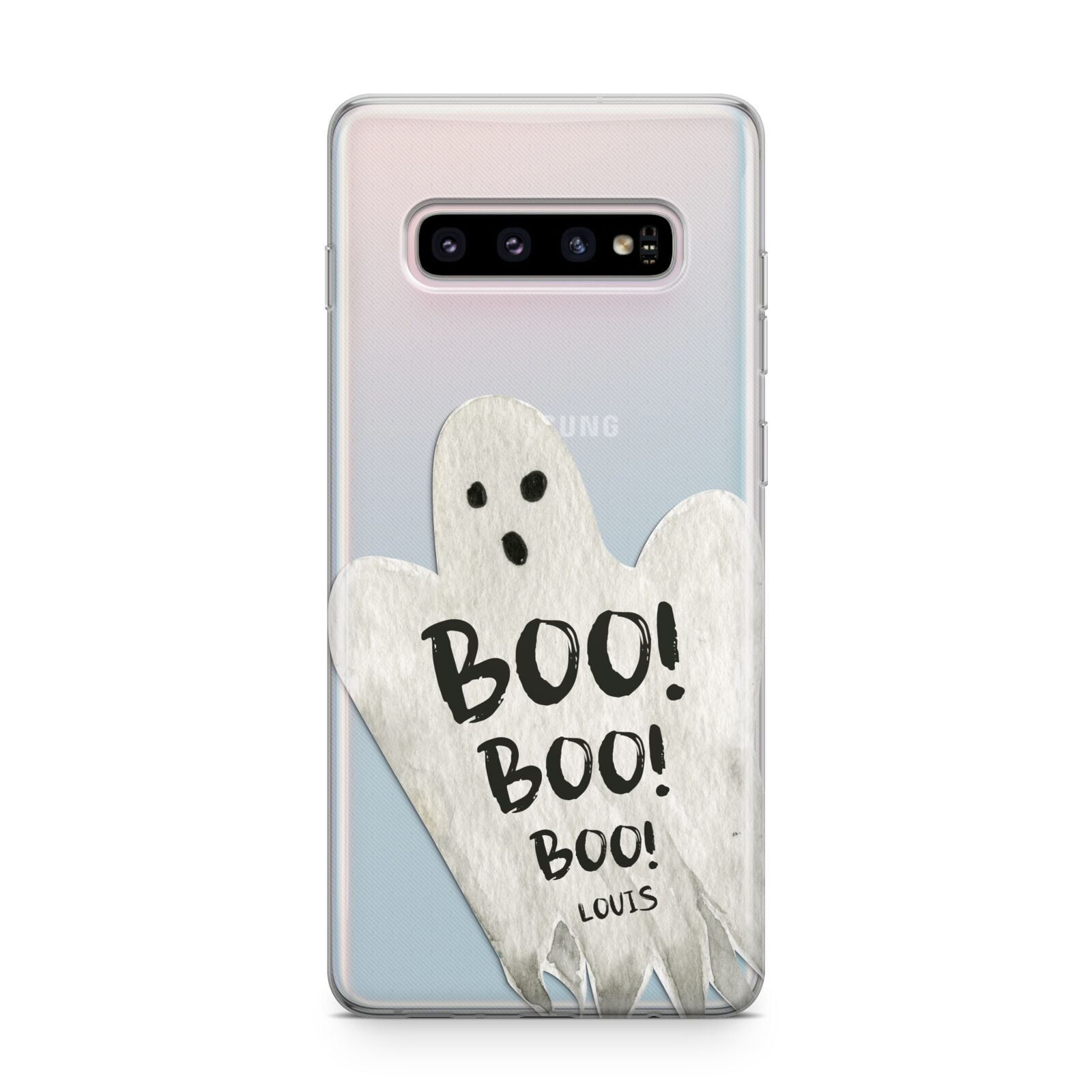 Boo Ghost Custom Samsung Galaxy S10 Plus Case