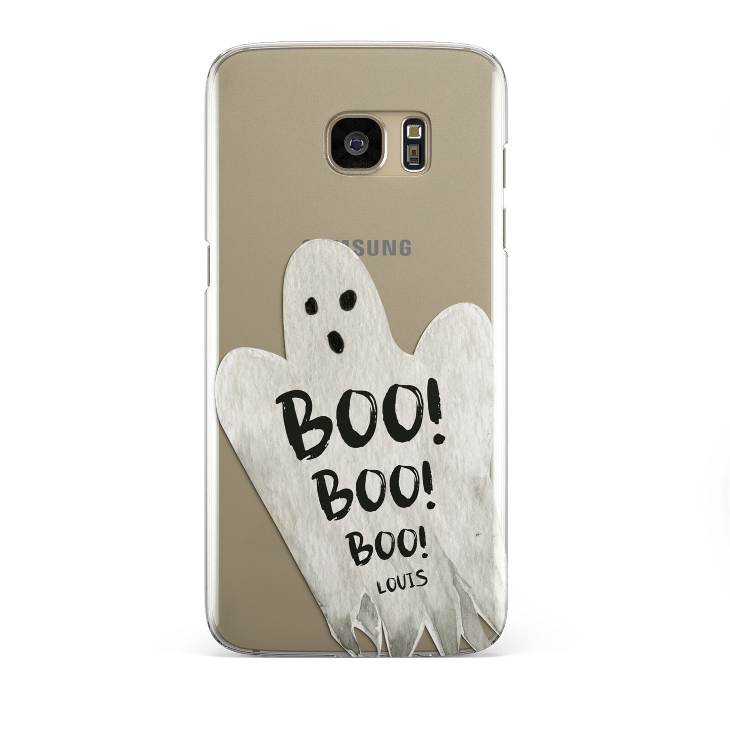 Boo Ghost Custom Samsung Galaxy S7 Edge Case