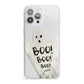Boo Ghost Custom iPhone 13 Pro Max Clear Bumper Case