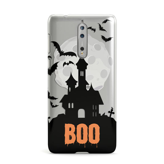 Boo Gothic Black Halloween Nokia Case