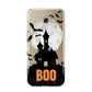 Boo Gothic Black Halloween Samsung Galaxy A5 2017 Case on gold phone