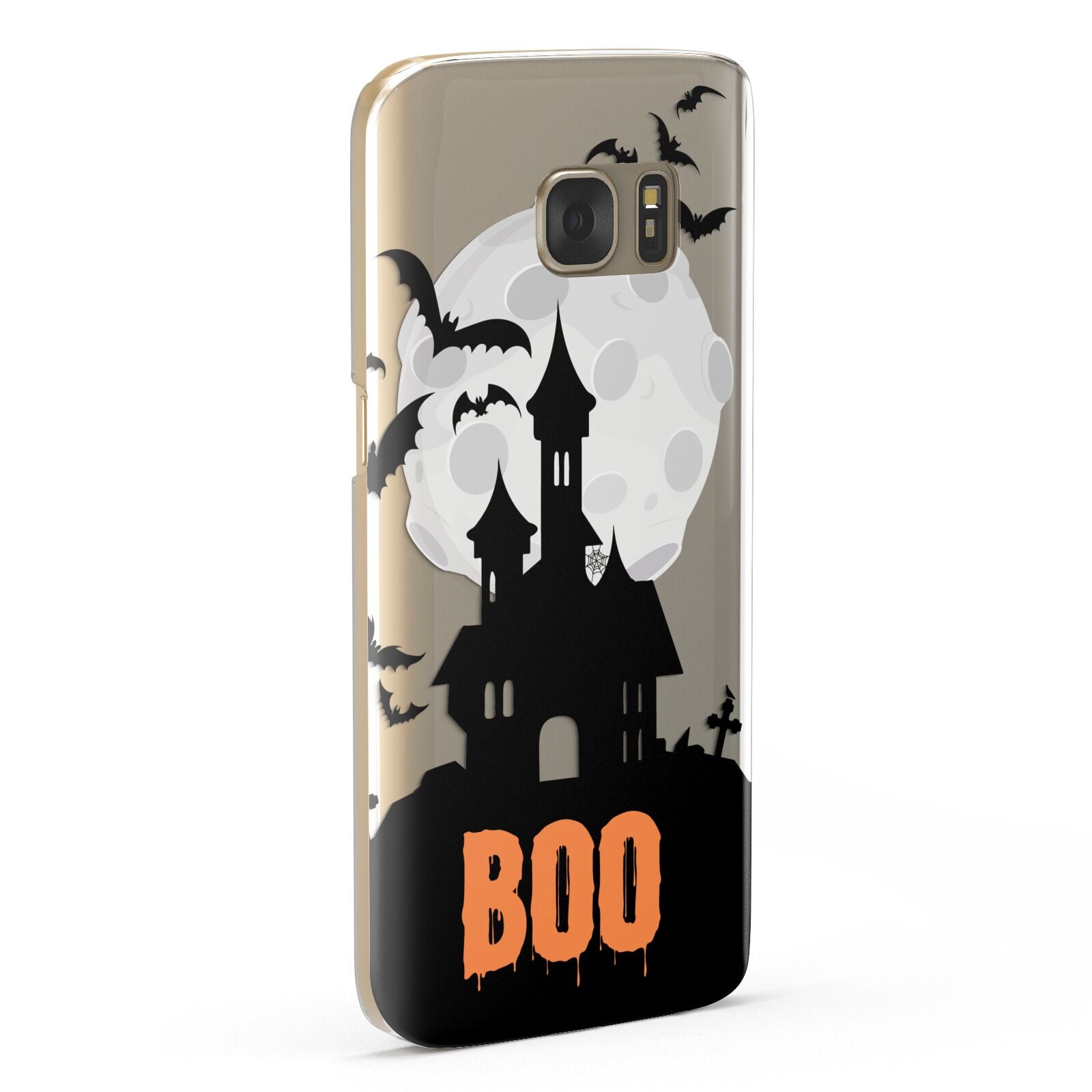 Boo Gothic Black Halloween Samsung Galaxy Case Fourty Five Degrees