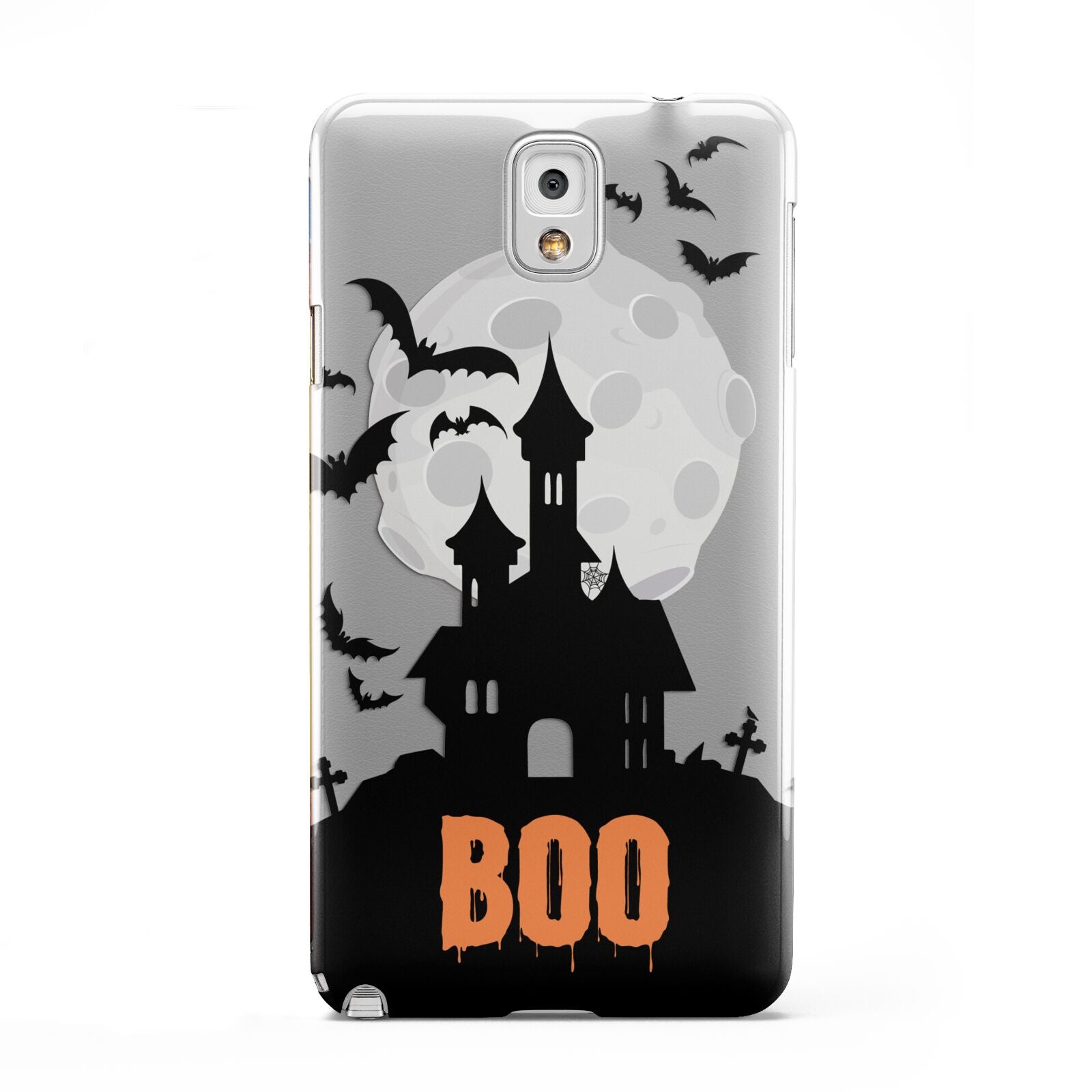Boo Gothic Black Halloween Samsung Galaxy Note 3 Case