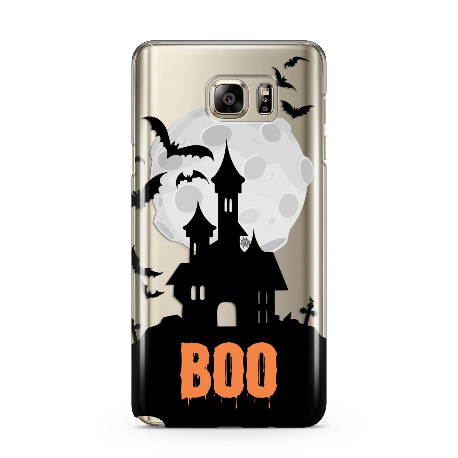 Boo Gothic Black Halloween Samsung Galaxy Note 5 Case