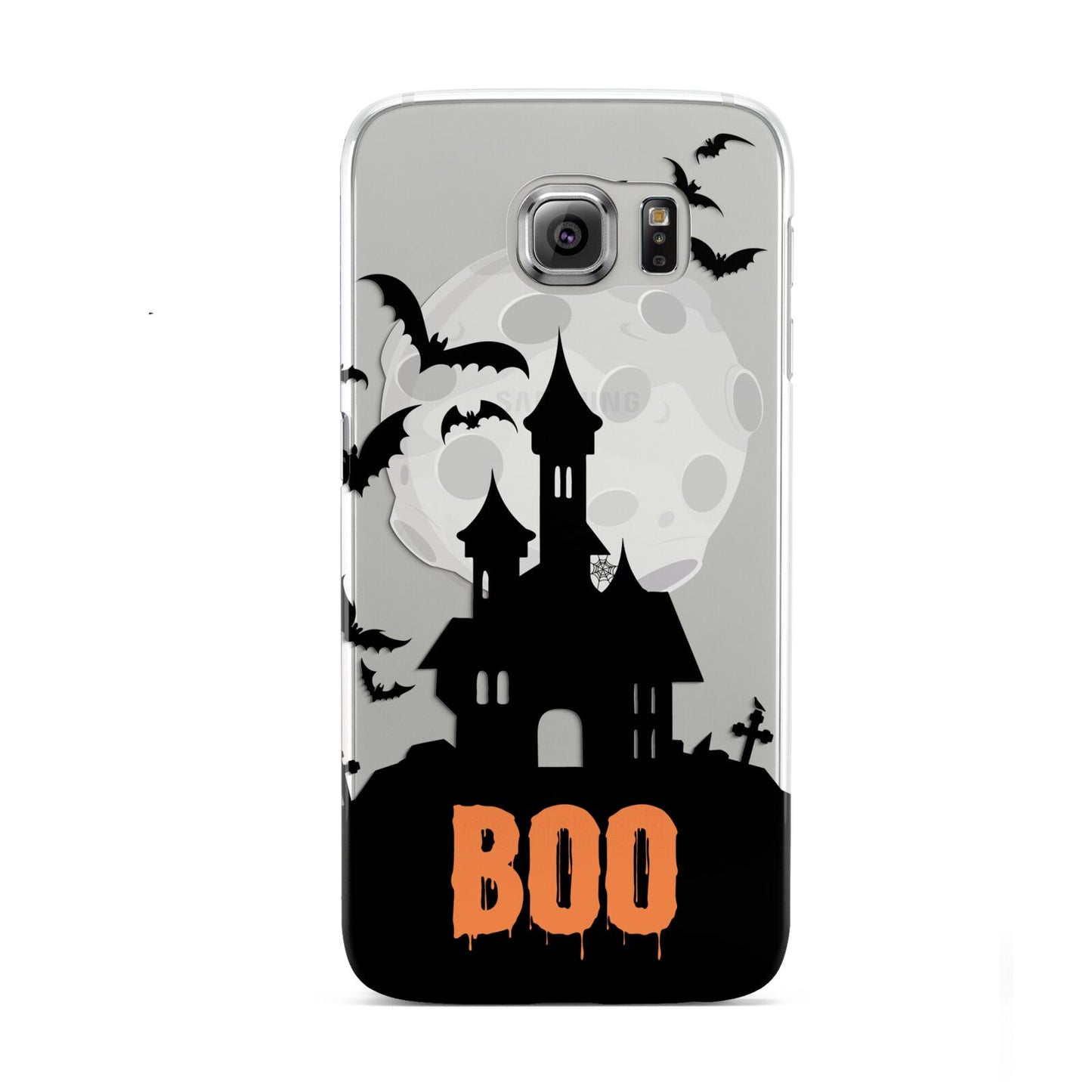 Boo Gothic Black Halloween Samsung Galaxy S6 Case