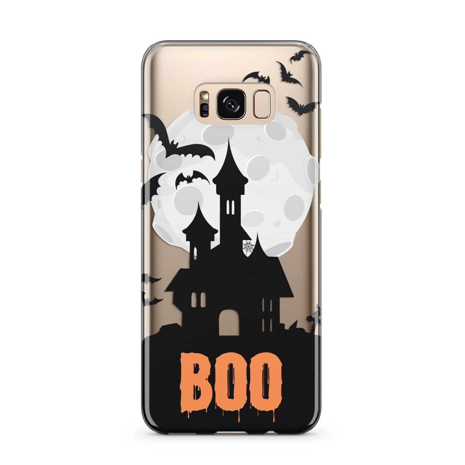 Boo Gothic Black Halloween Samsung Galaxy S8 Plus Case