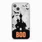 Boo Gothic Black Halloween iPhone 13 TPU Impact Case with White Edges
