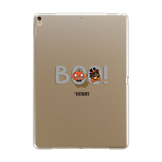 Boo Personalised Apple iPad Gold Case