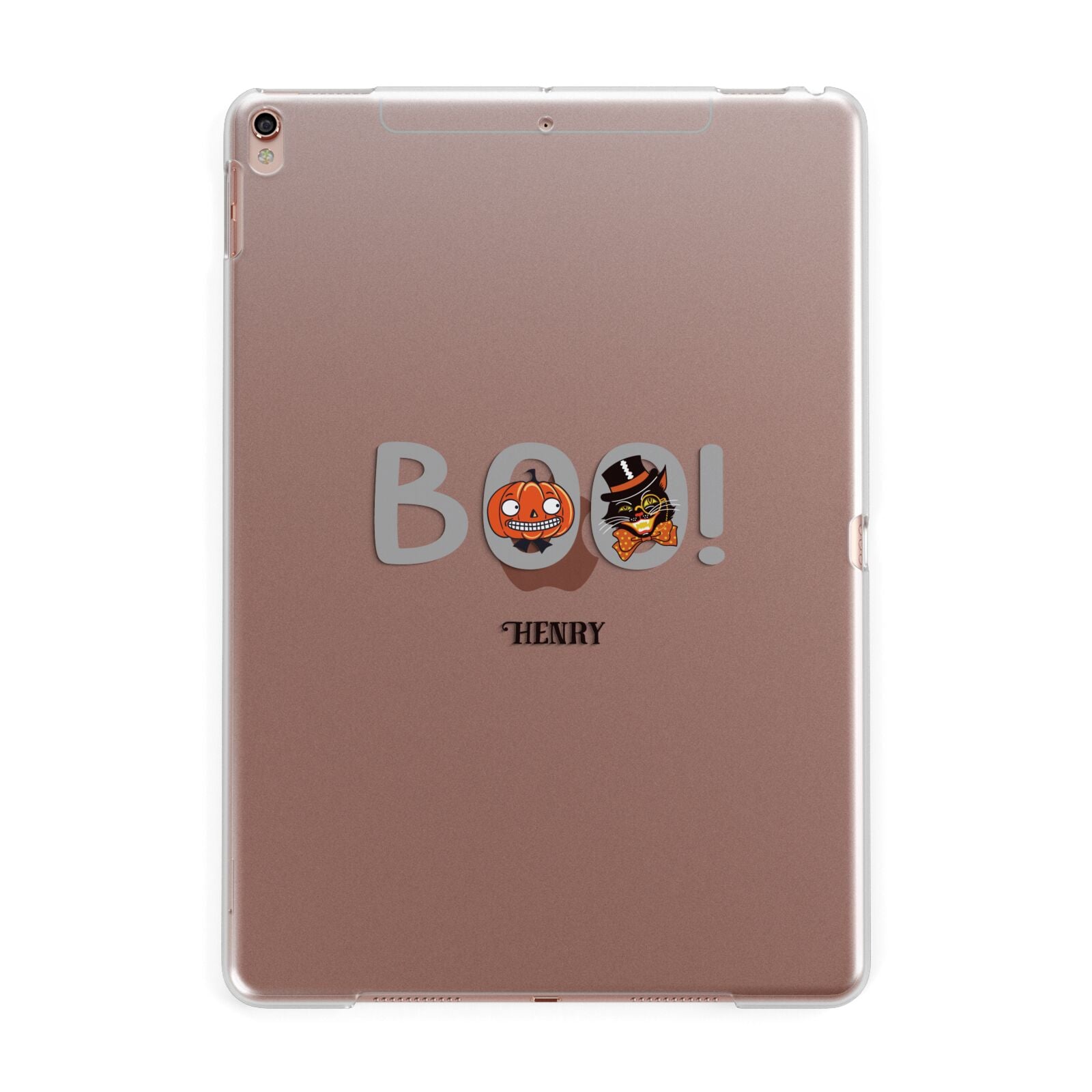 Boo Personalised Apple iPad Rose Gold Case