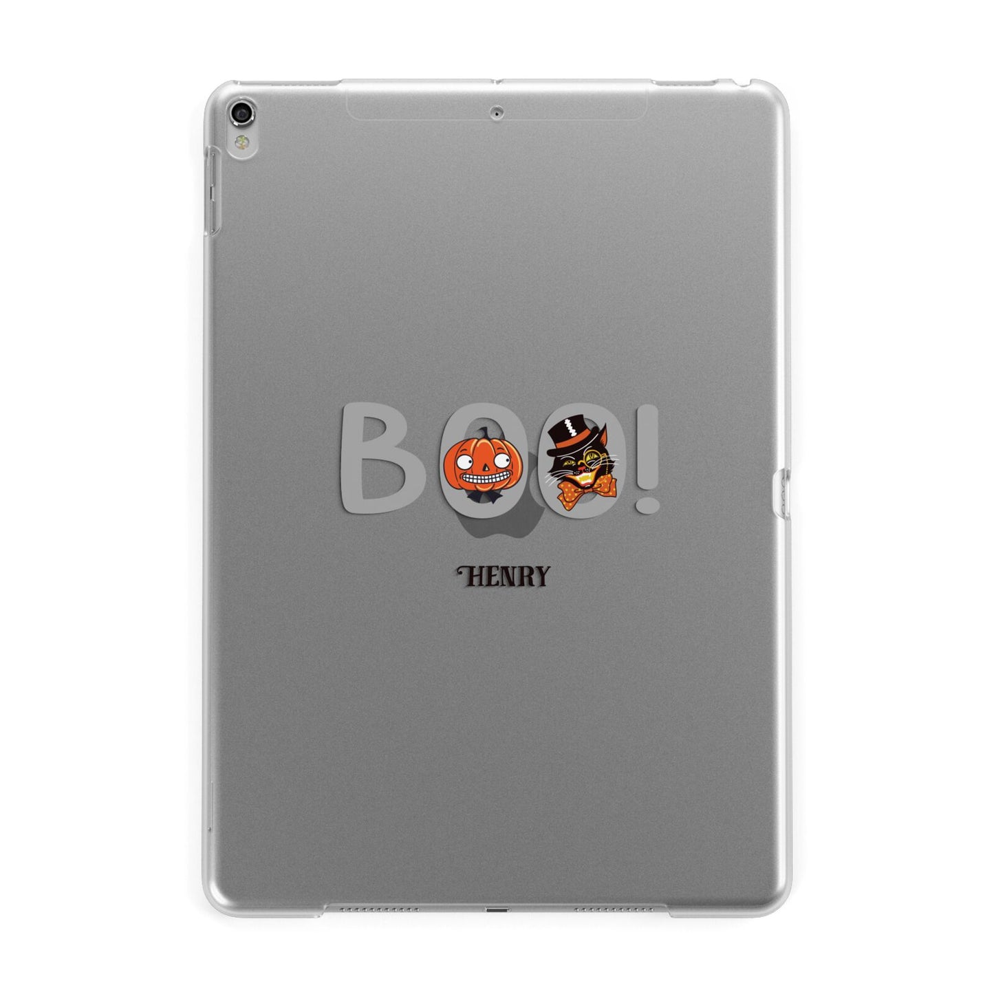 Boo Personalised Apple iPad Silver Case