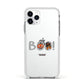 Boo Personalised Apple iPhone 11 Pro in Silver with White Impact Case