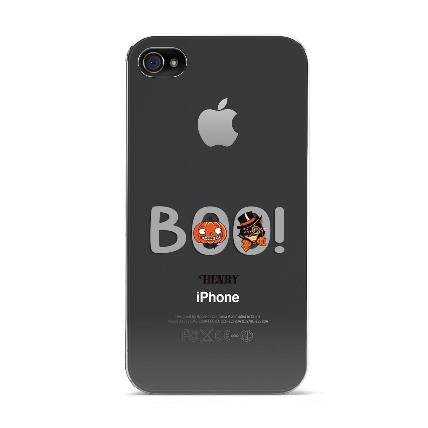 Boo Personalised Apple iPhone 4s Case